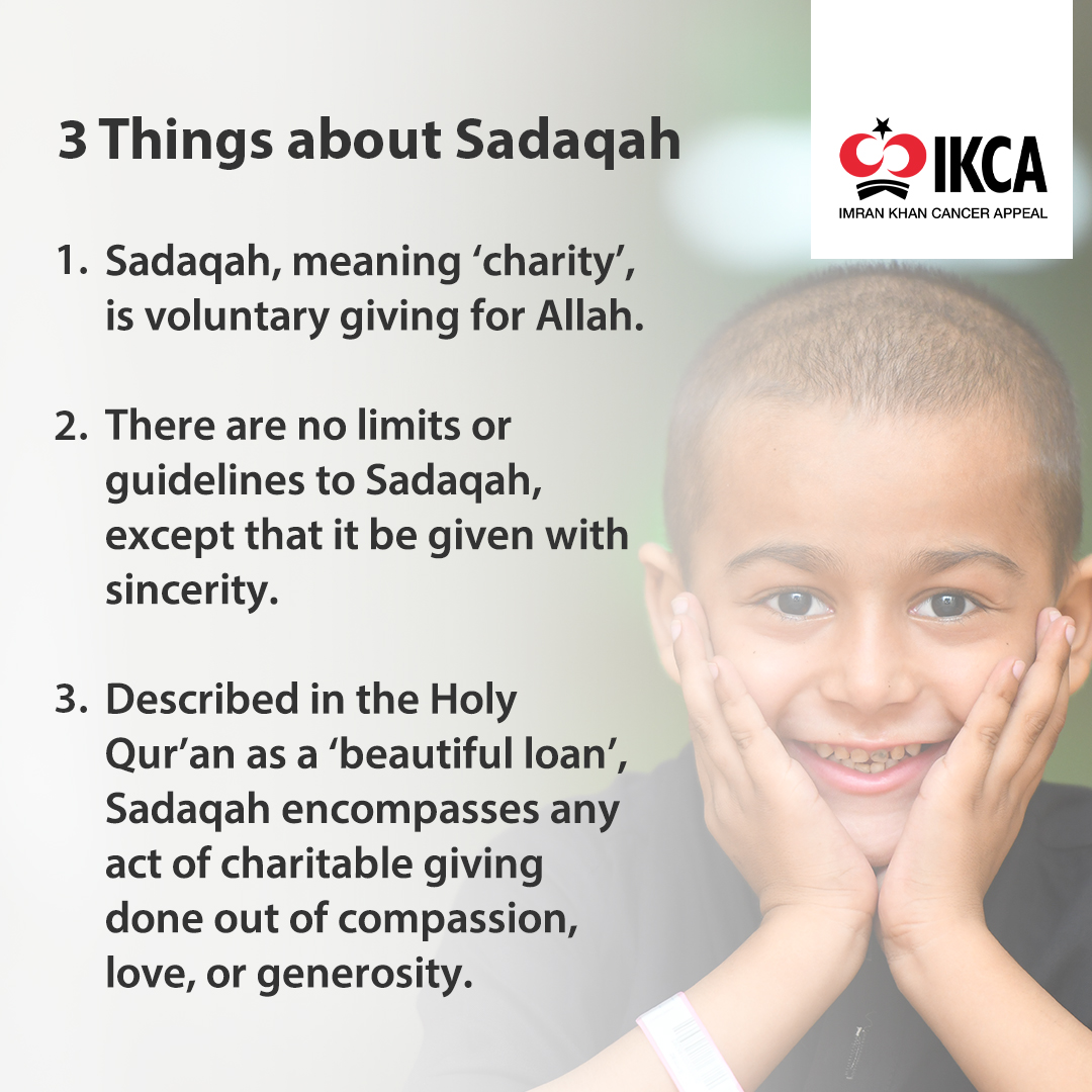 3 things about Sadaqah