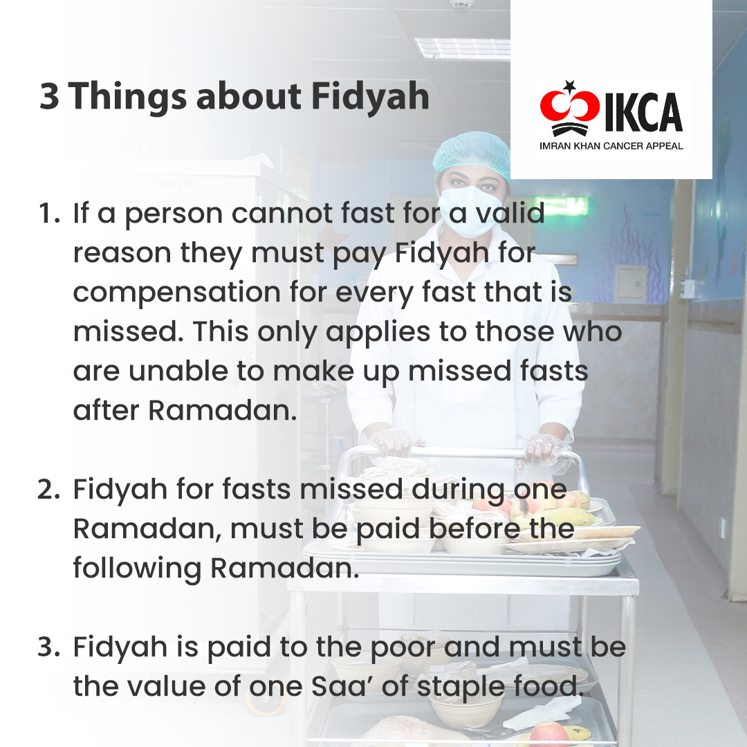 Fidyah Obligations - Imran Khan Cancer Appeal